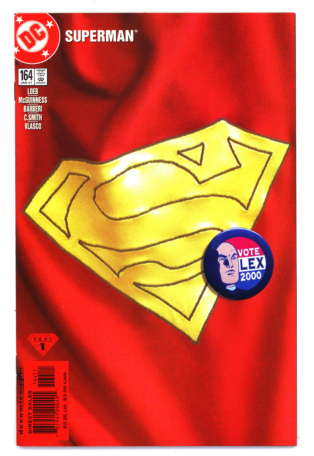 Superman #164 (2001) 9.2 nm-