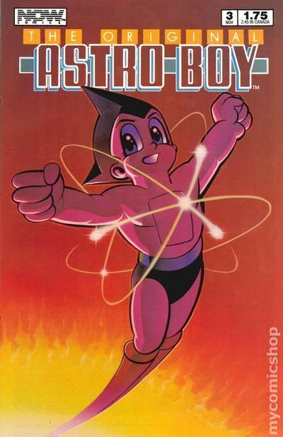 Original Astro Boy #3 FN 6.0 1987 Stock Image