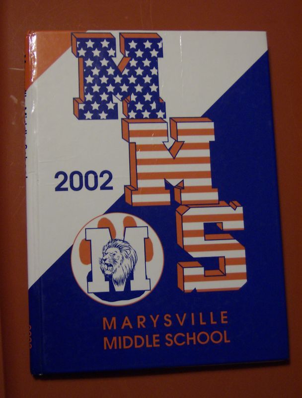 2002 Marysville Middle SCHOOL YEARBOOK Ohio
