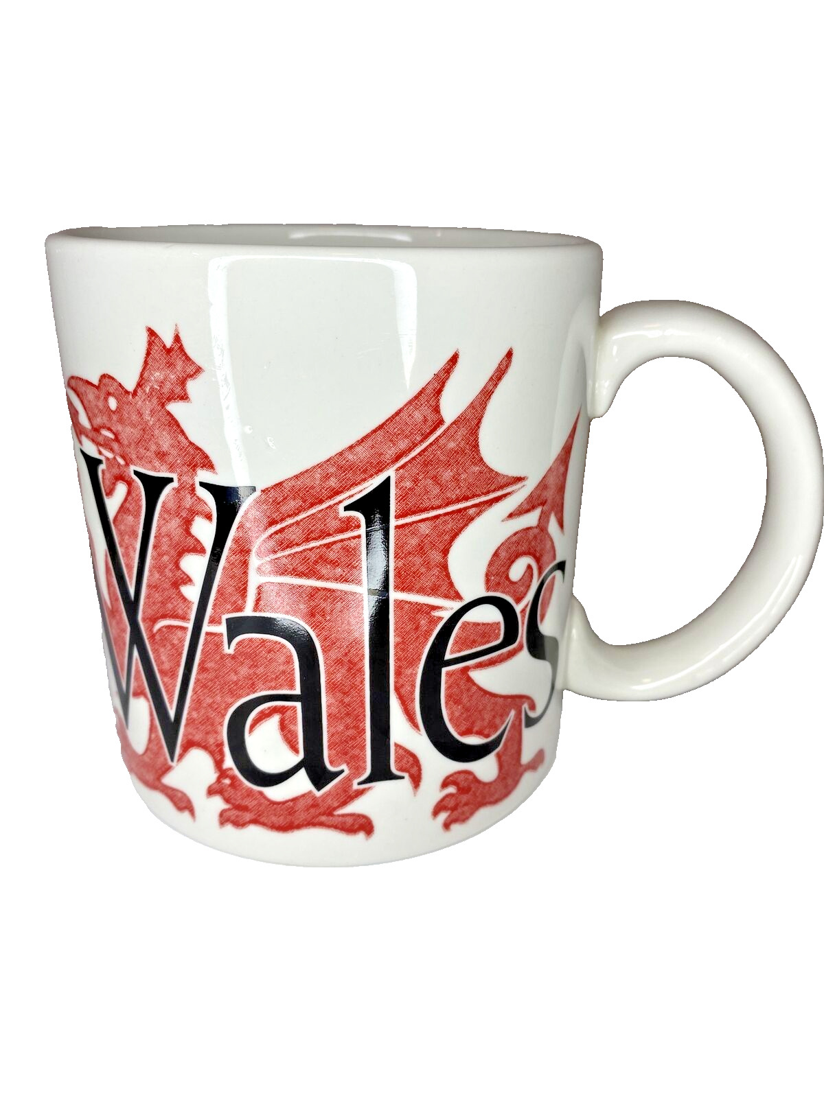 Starbucks 16oz Cup- Cymru Wales UK City- Mug Collector Series- Welsh Dragon Goch