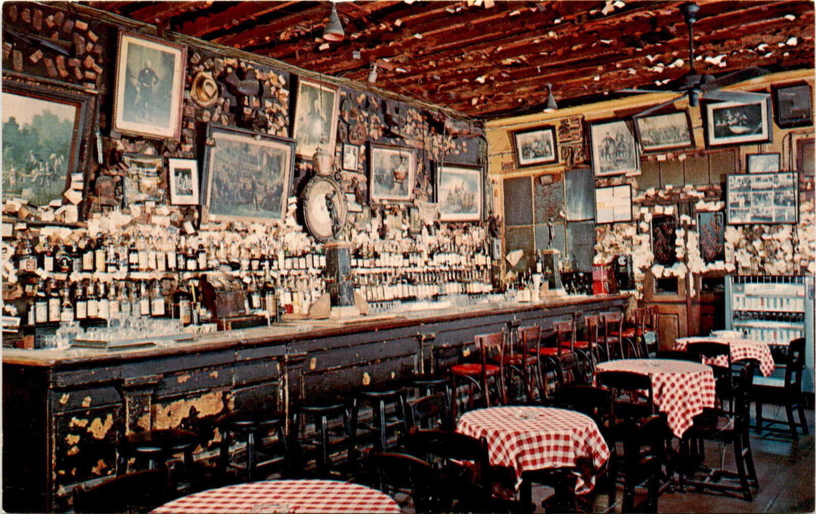 Old Absinthe Bar, 400 Bourbon St., Conti, French Quarter, Absinthe Postcard