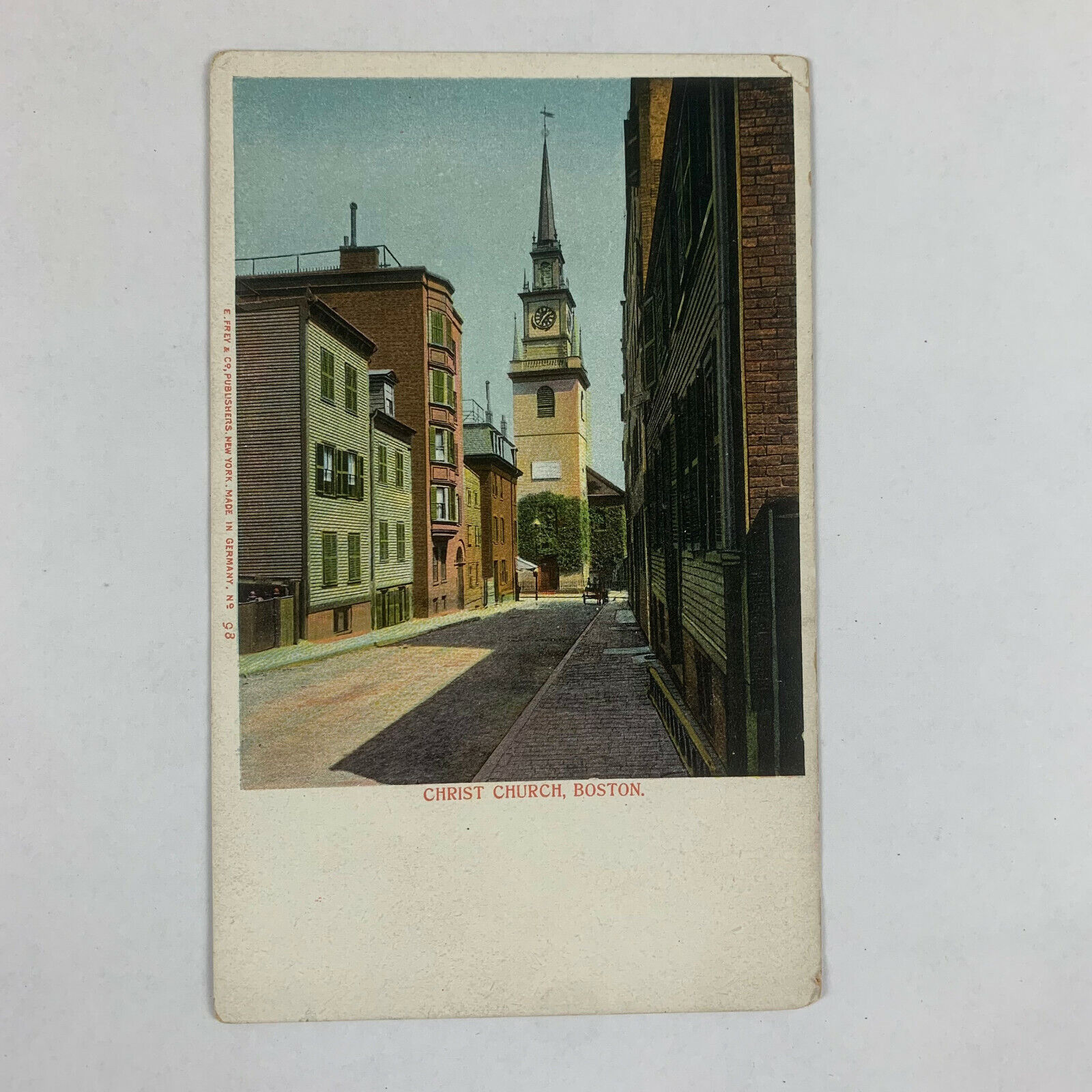 Postcard Massachusetts Boston MA Christ Church Pre-1907 Unposted Undivided 