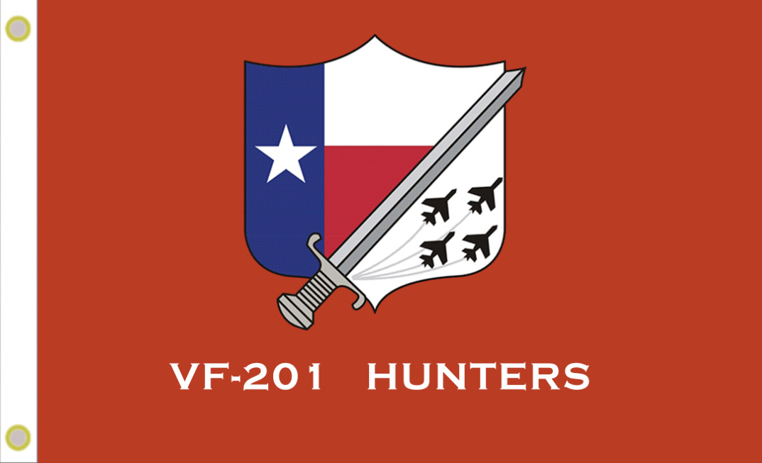 USN VF-201 Hunters 3x5 ft Flag Banner