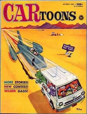 CARtoons (Petersen) #19 GD; Petersen | low grade - October 1964 Car Toons Magazi