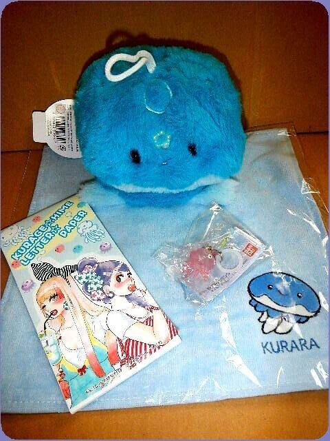 Kuragehime/ Princess Jellyfish Letter pad & KURARA Plush Toy Umi Kirara limited