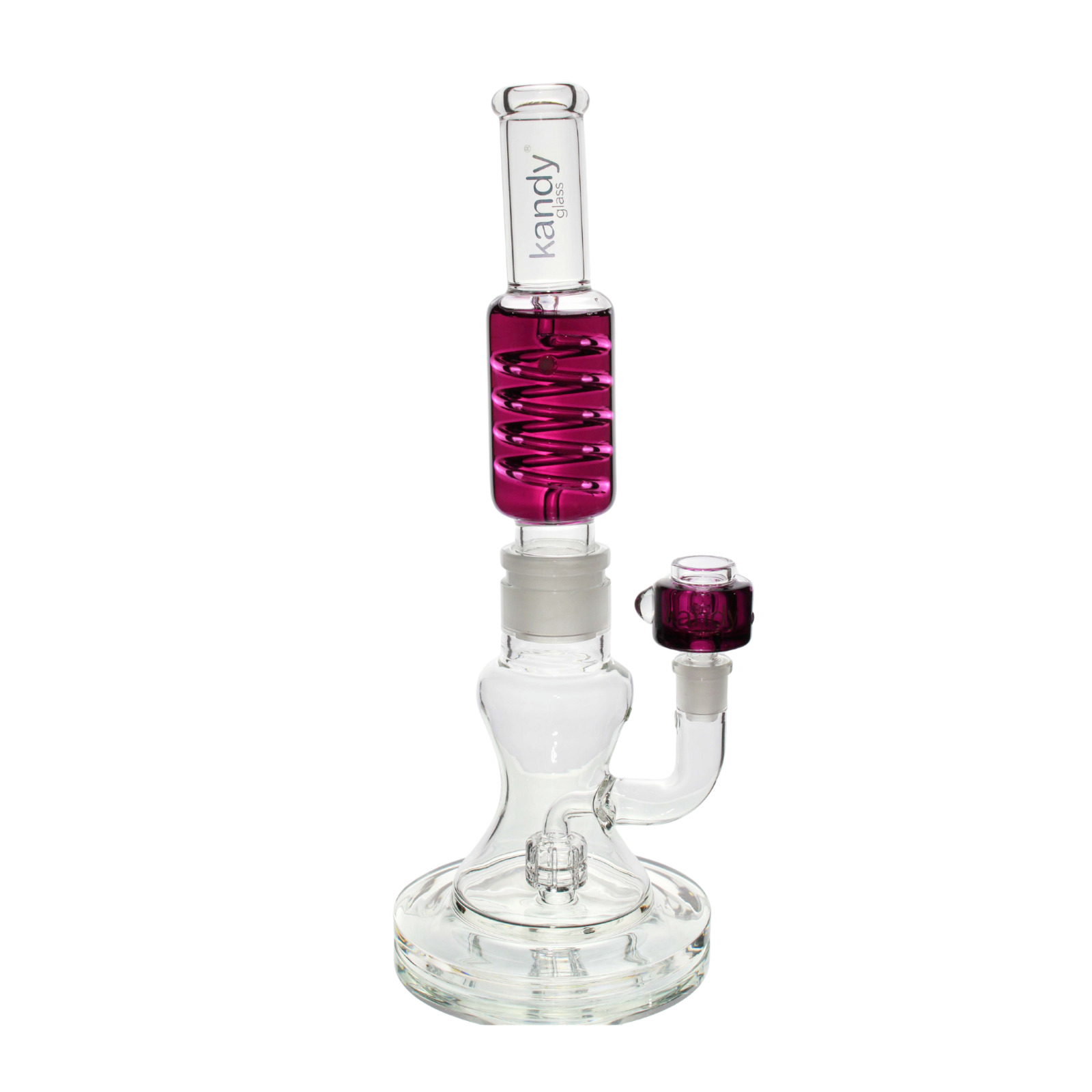 14 inch glass bong smoking hookah water pipe with glycerin top and bowl