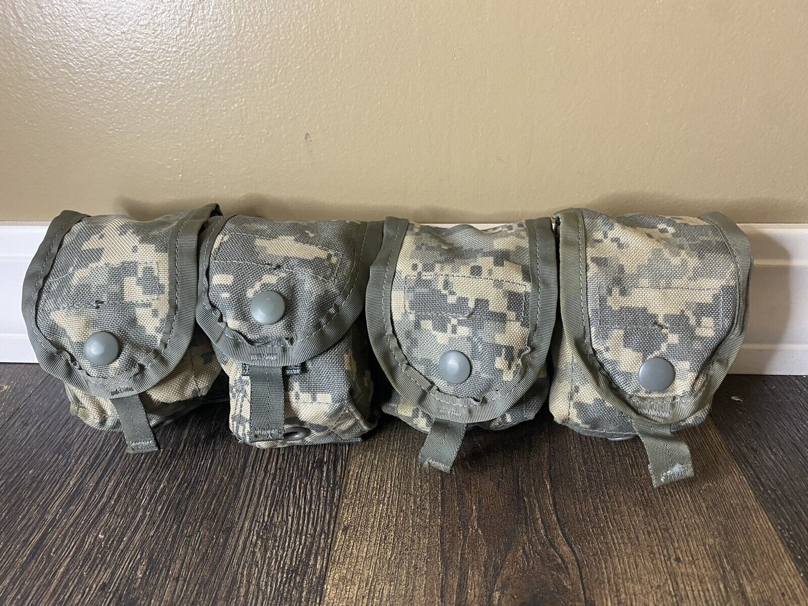 USGI UCP ACU Molle 2 Hand Grenade Pouch Glove Pouch GP (LOT OF 4)