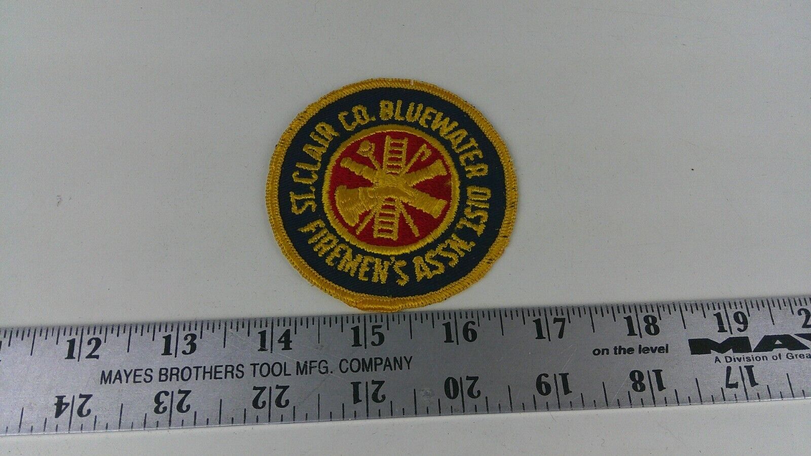 St. Clair Co. Firefighter\'s Assn. Bluewater Dist. First Responder Related Patch
