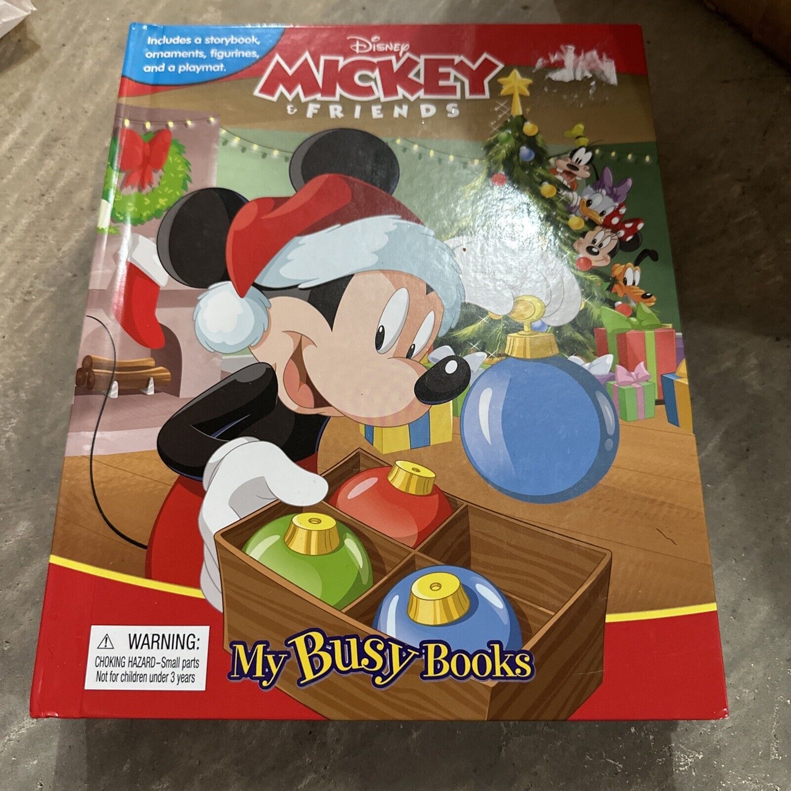 Disney Mickey And Friends Christmas Busy Book Used Once