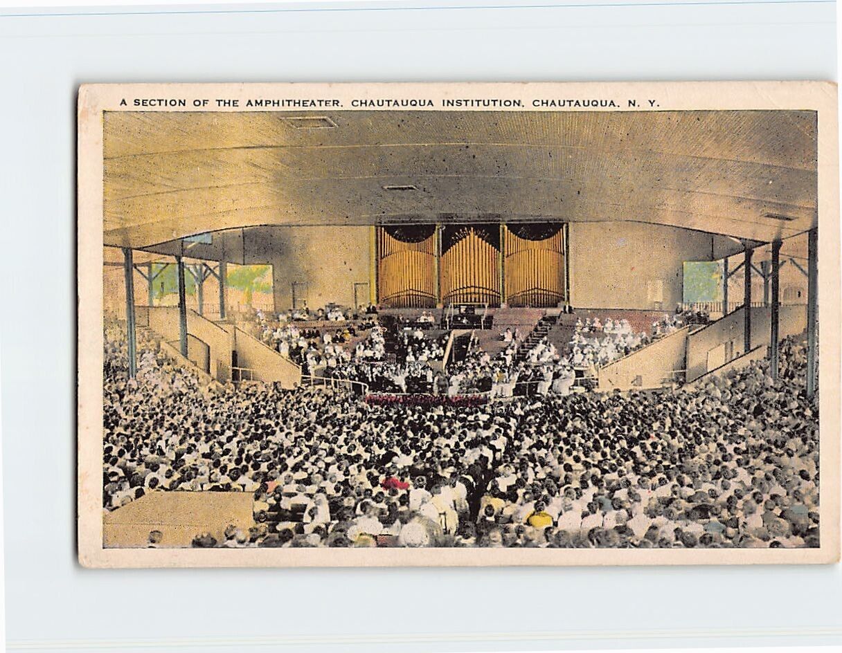 Postcard Section of the Amphitheatre Chautauqua Institution Chautauqua New York
