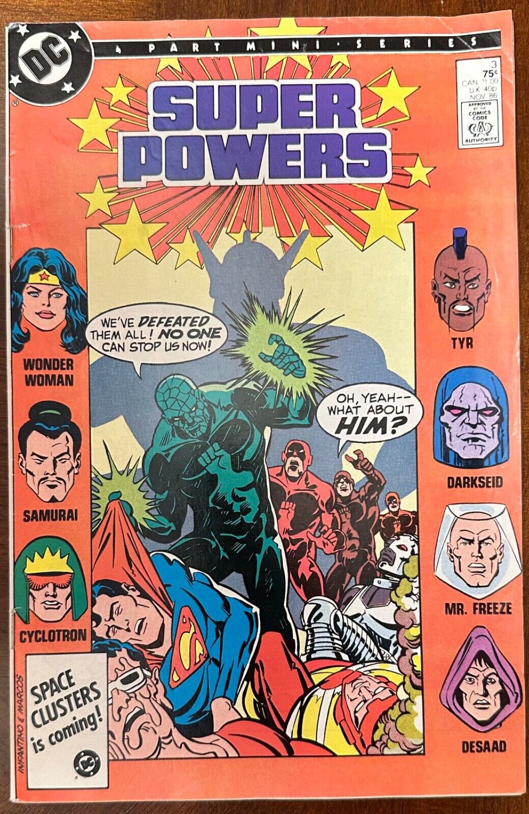 Super Powers #3 | FN | November 1986 DC Comics
