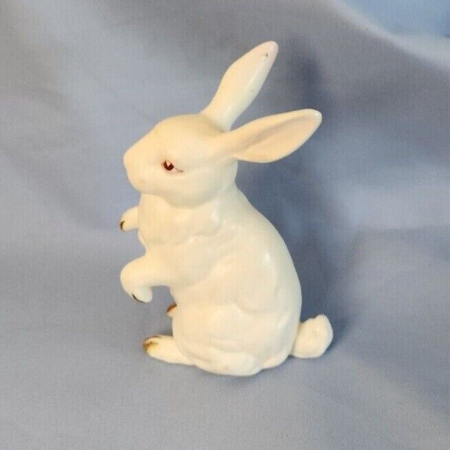 Vintage Lefton Albino Bunny Rabbit Figurine White Porcelain H880 ~ YOU PICK