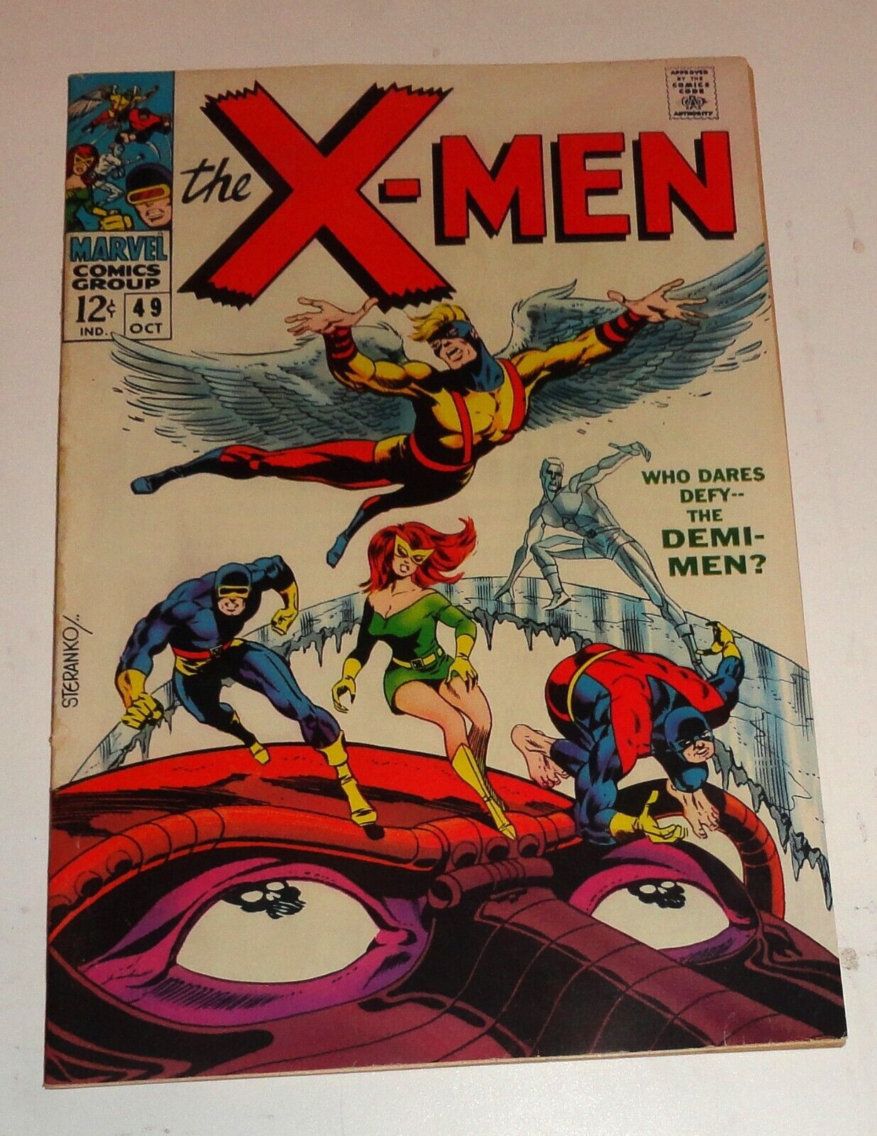 X-MEN #49 CLASSIC STERANKO COVER FIRST APP POLARIS 1968 KEY ISSUE VF/VF-