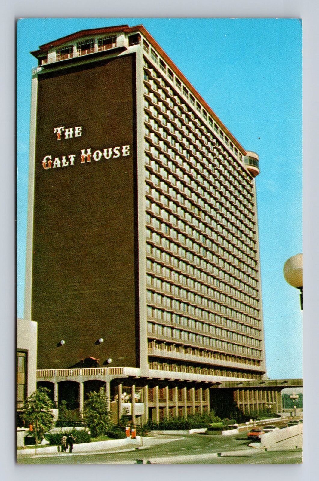 Louisville KY-Kentucky, Galt House Hotel Advertising, Vintage c1975 Postcard