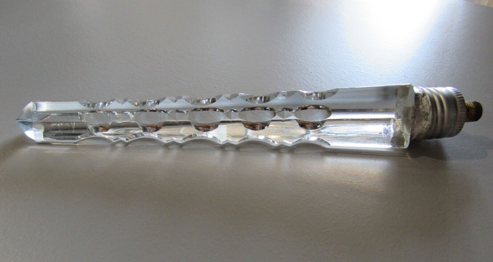 1 Antique High Quality Cut Spear Crystals for Chandelier parts 9\