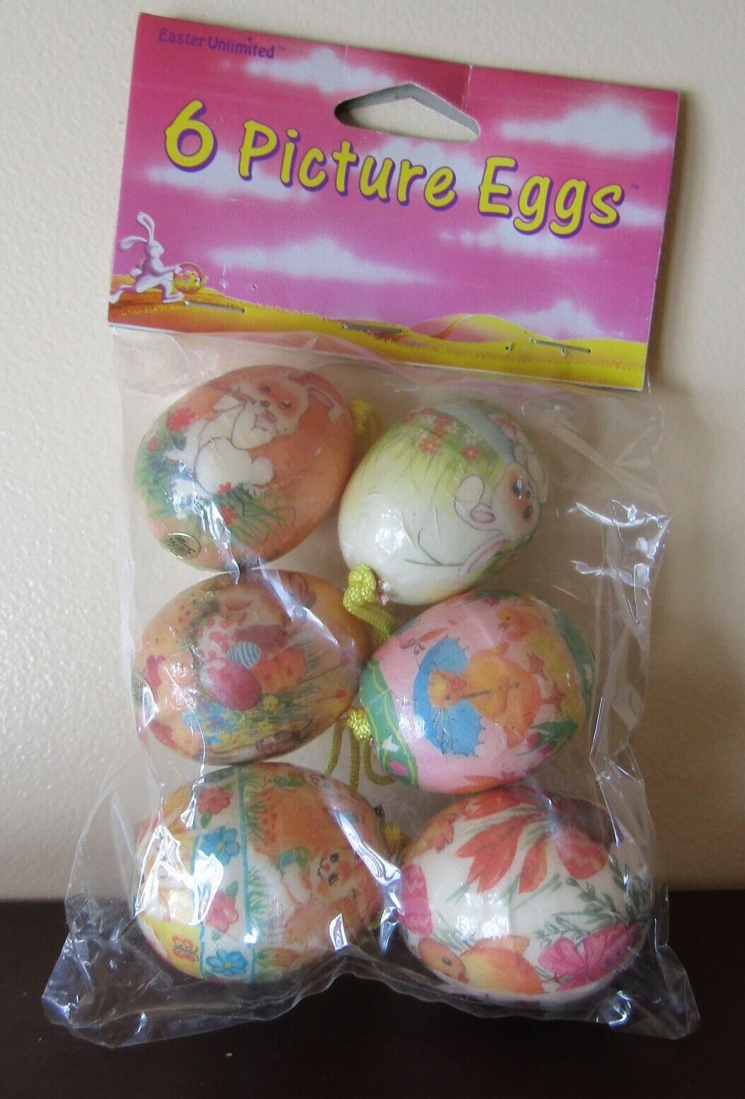 Vintage Paper Mache Easter Eggs Bunnies and Chicks NOS 