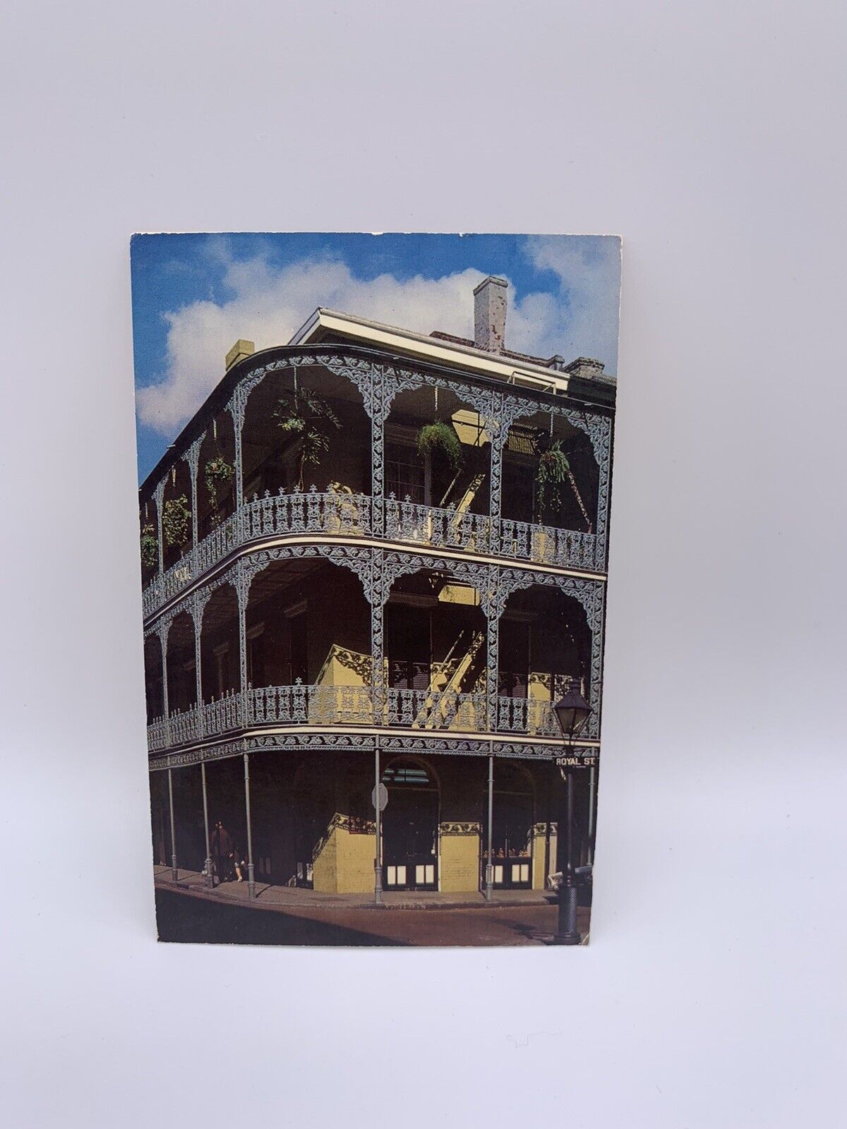 VTG USED Lace Balconies 700 Royal Street New Orleans Louisiana Postcard South