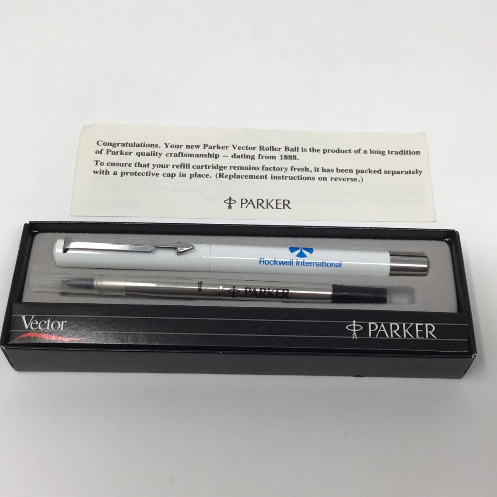 vintage NASA Rockwell International  Pen by Parker Vector  1970’s