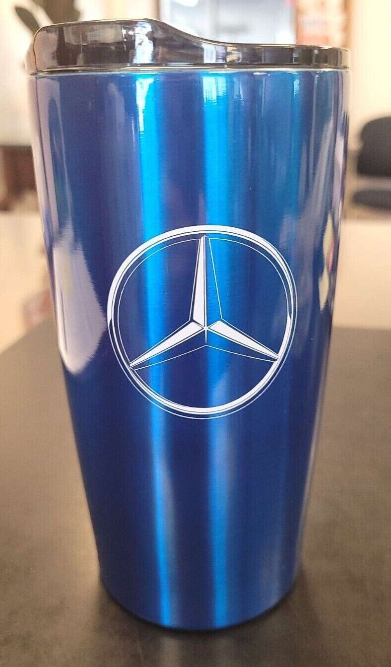 Mercedes Benz Blue Travel Mug