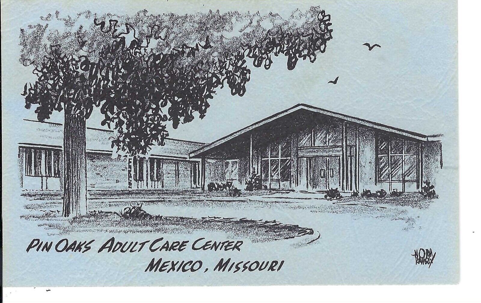 Postcard Missouri Mexico Pin Oaks Adult Care Center