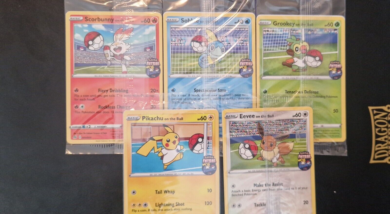 Pokémon Futsal Complete Promo Set Sealed Eevee Pikachu Grookey Sobble Scorbunny