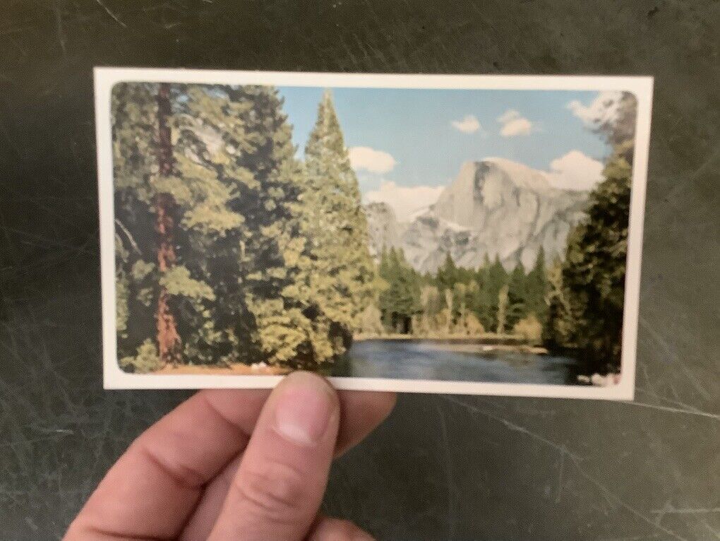 Original Vintage unused POSTCARD -- UNITED AIRLINES - Yosemite National Park
