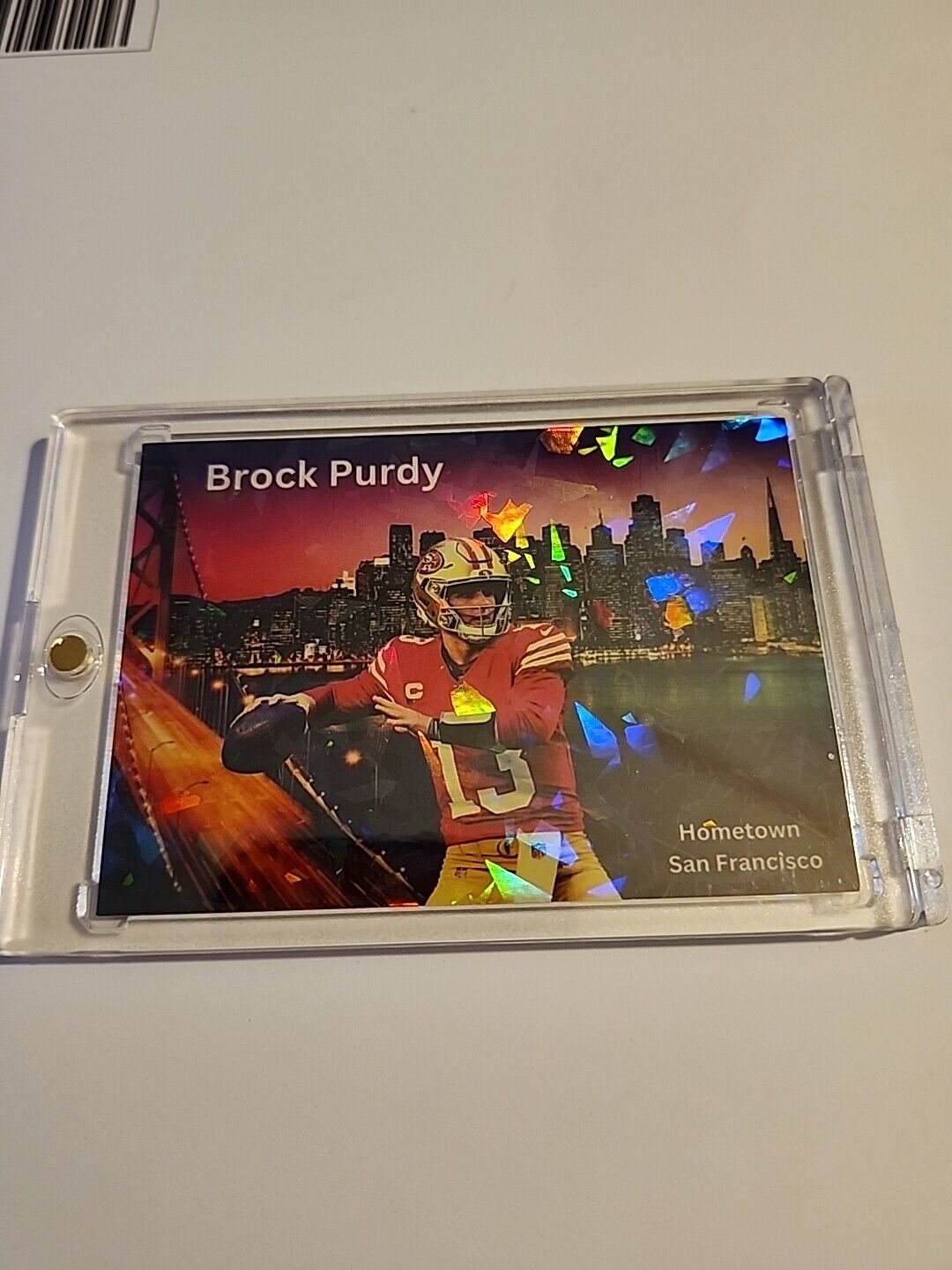 Brock Purdy Cracked Ice San Francisco 49ers Refractor