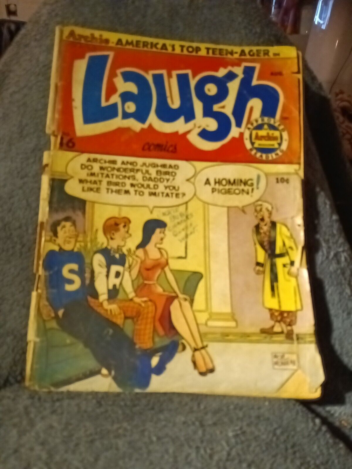 Laugh 46 archie mlj golden age 1951 Betty Veronica Katy Keene Bill Woggon comics