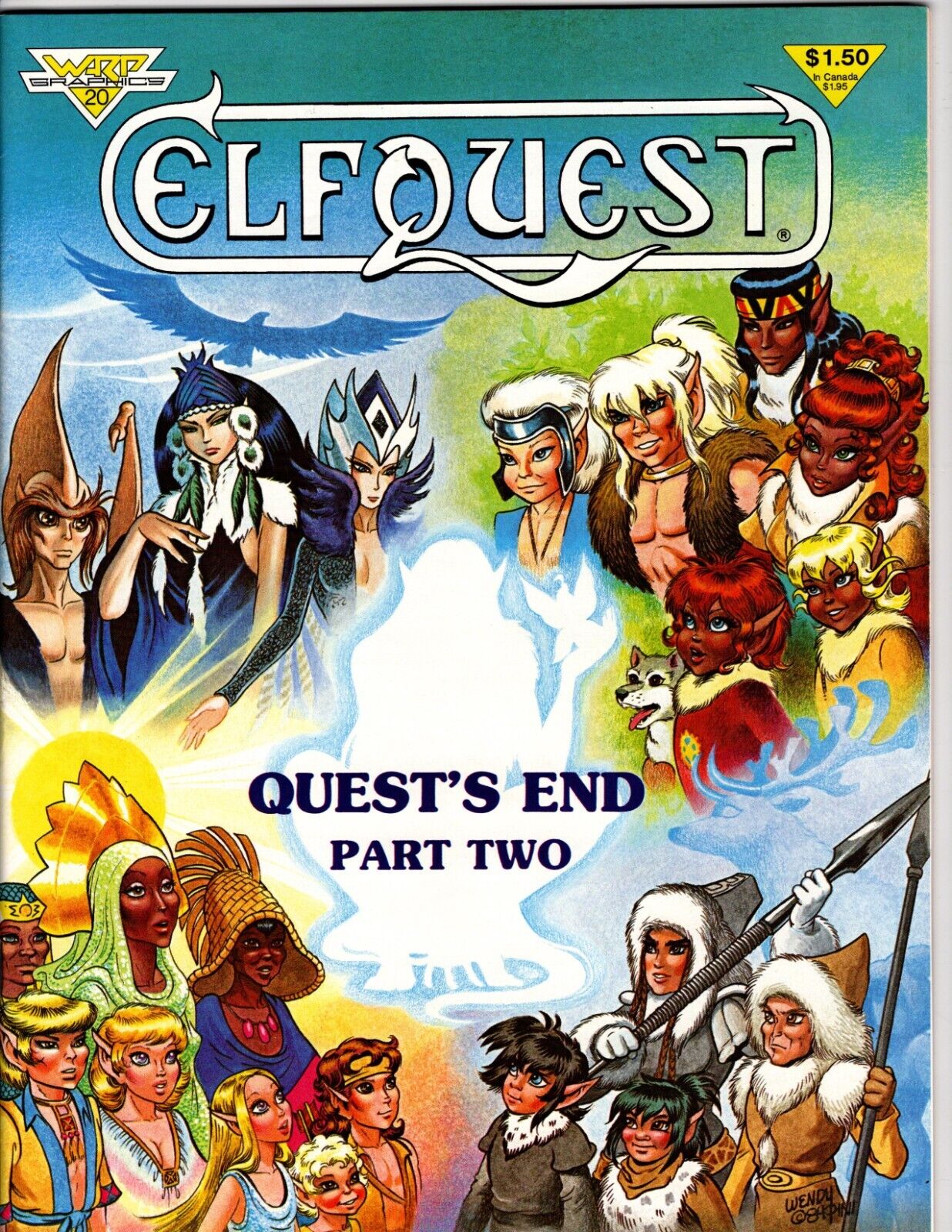 Elfquest #20 Large Format Comic Warp Graphics, 1984 by Wendy & Richard Pini NM-