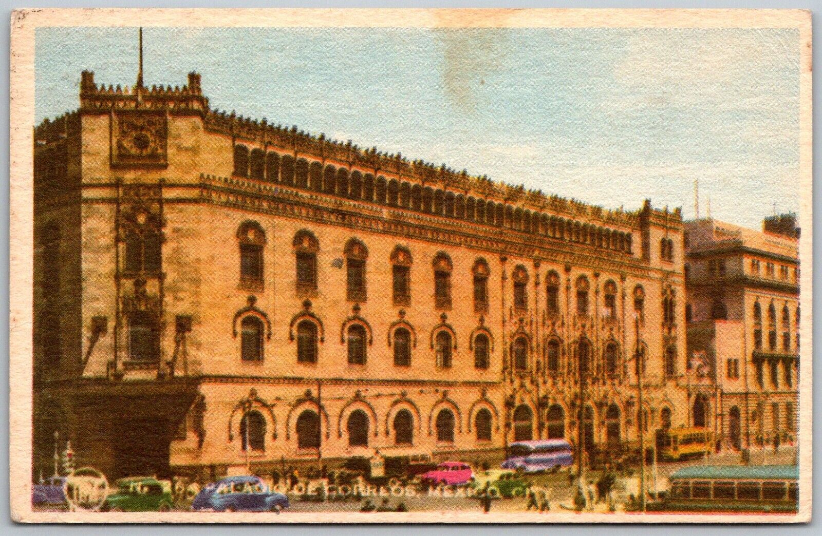 Mexico City Mexico 1964 Postcard Palacio De Correos