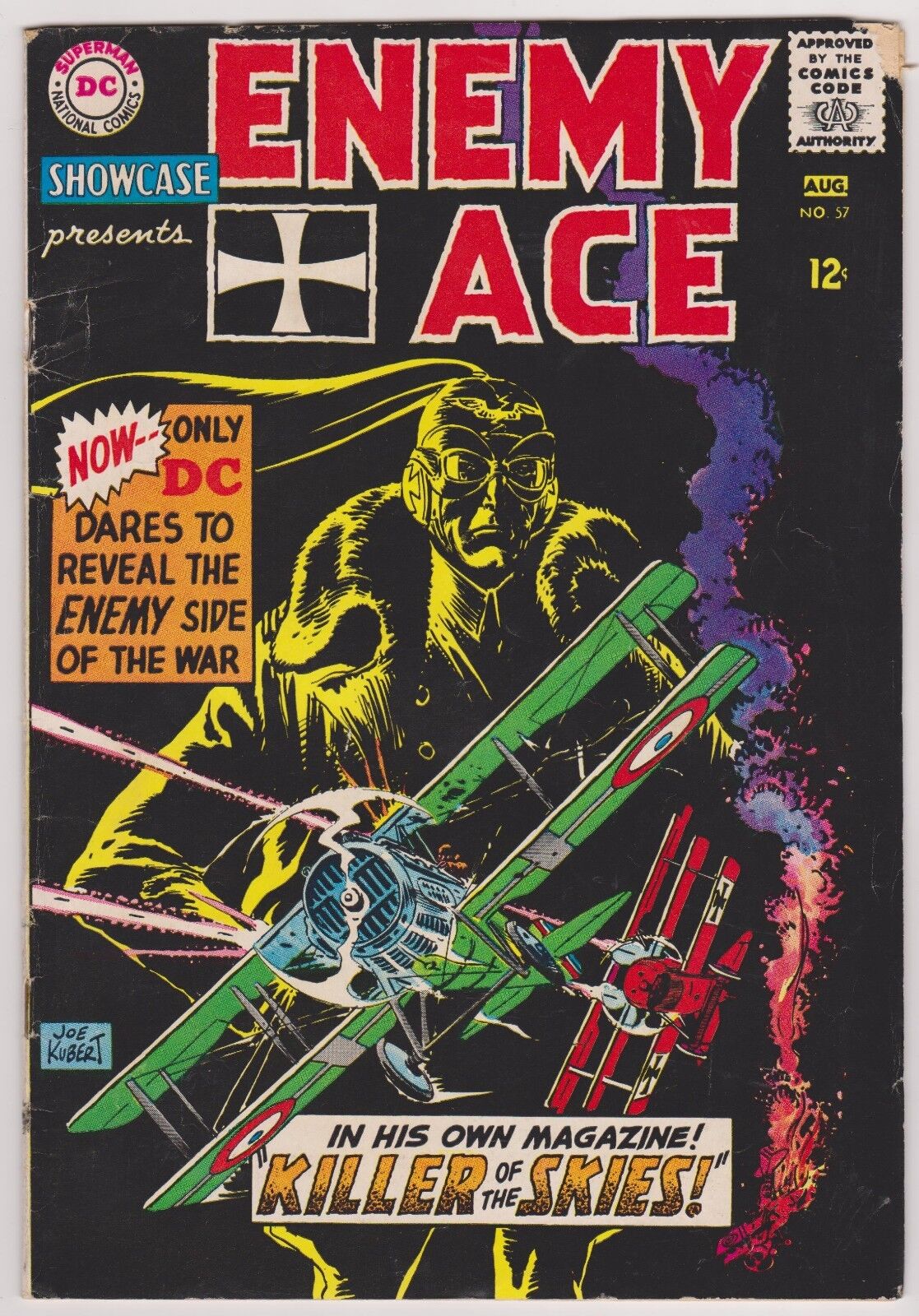 Showcase #57 Featuring Enemy Ace, Very Good Plus Condition