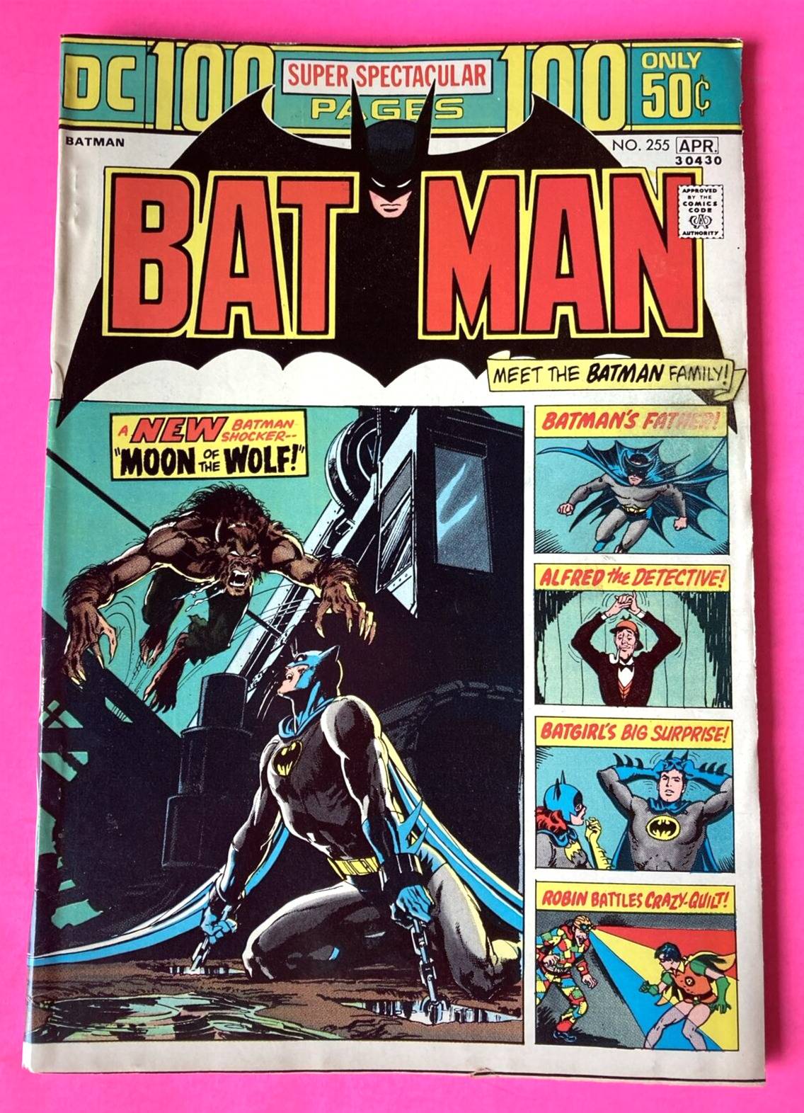 DC Comics BATMAN No 255 - 1974 Neal Adams