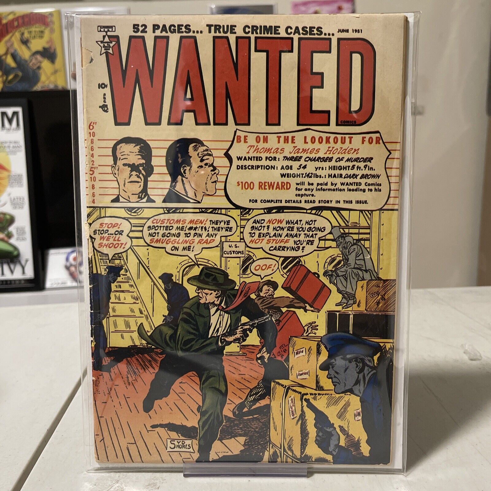 Wanted Comics (1947) # 38 (3.0-GD) GOLDEN AGE TRUE CRIME COMICS