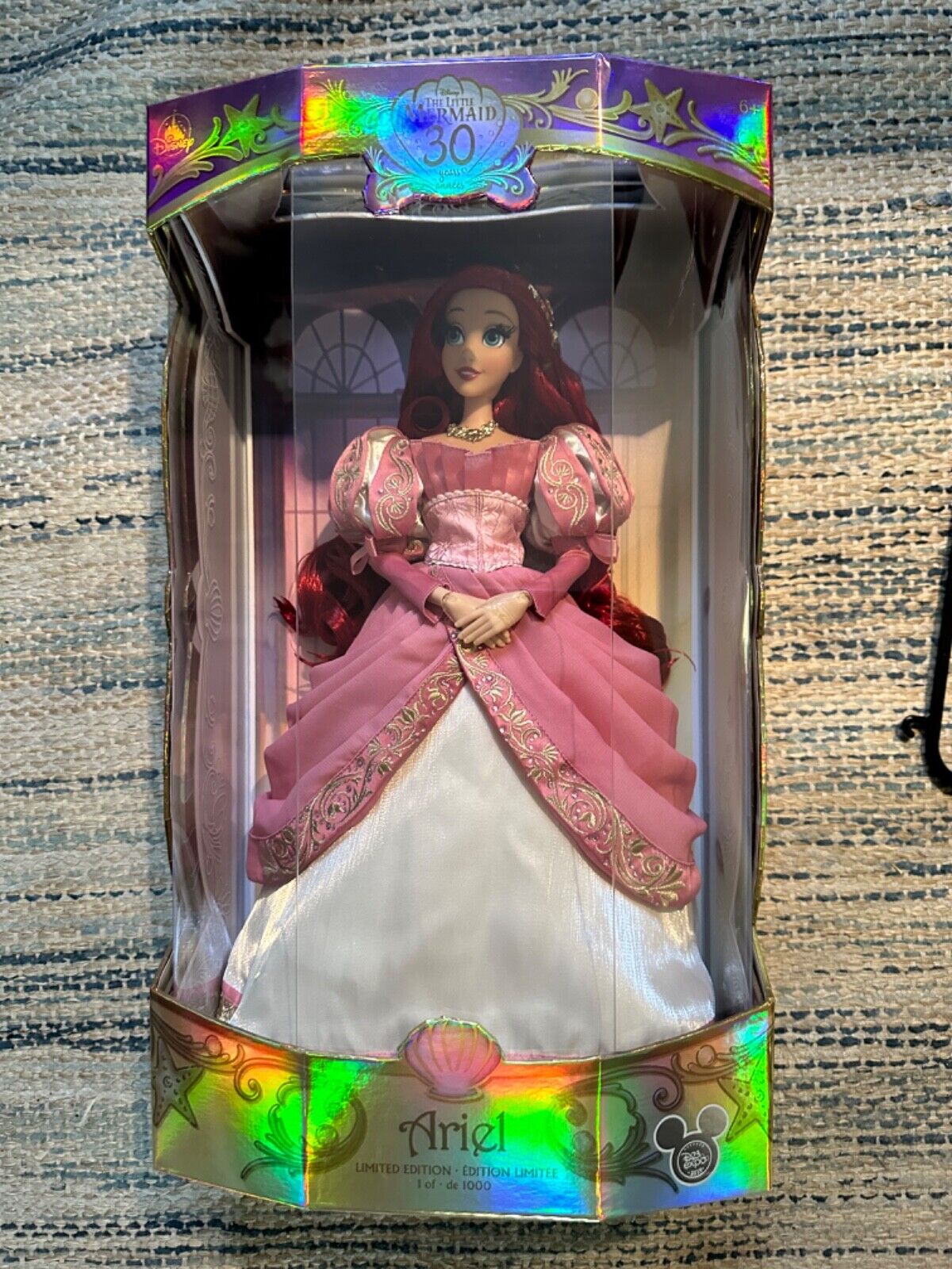 Disney 2019 D23 LE Little Mermaid 30th Anniversary ARIEL 17- inch doll