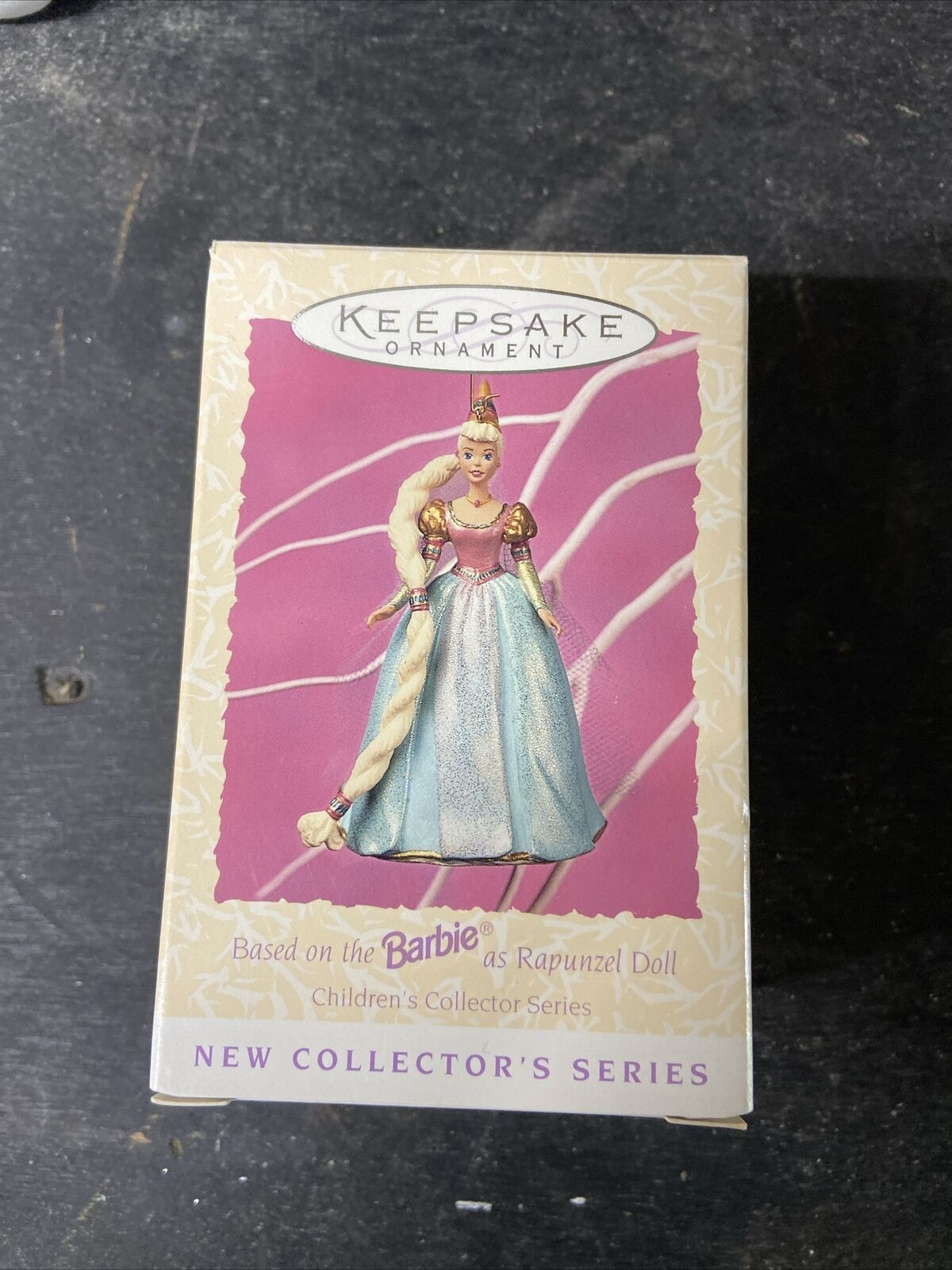 Hallmark Keepsake Ornament 1997 BARBIE as Rapunzel 1st in Children\'s Collection