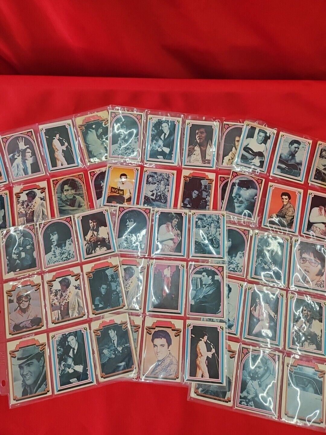 1978 ELVIS PRESLEY Vintage Boxcar Brand Trading Card Collectible Lot of 51 Cards