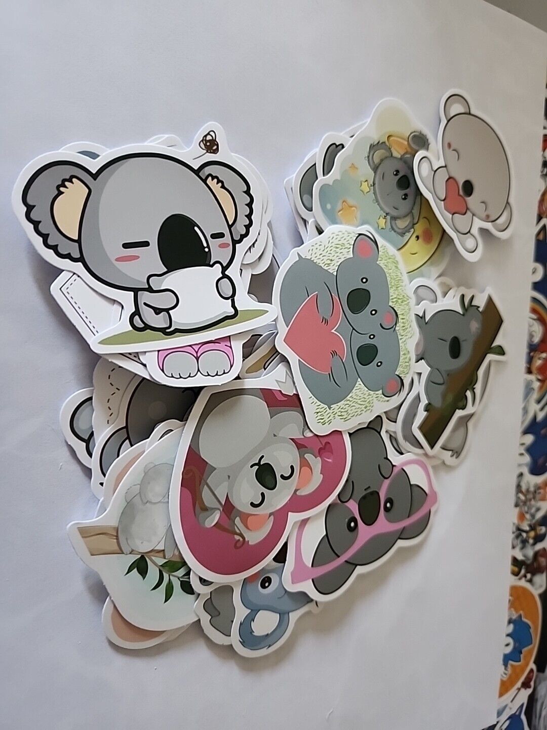 Random Lot Of 25 Koala Theme Stickers 