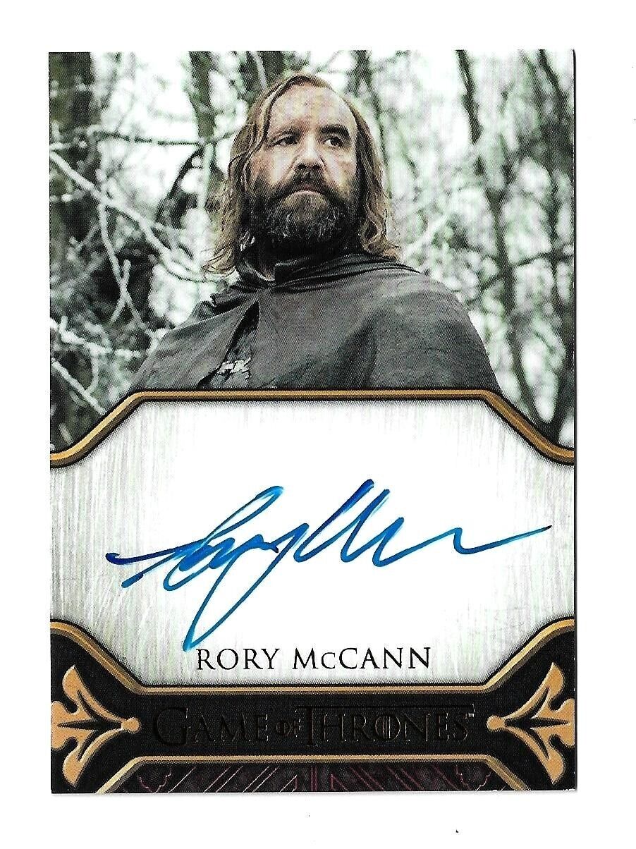 Game of Thrones Art & Images Legacy Autograph Rory McCann as Sandor Clegane