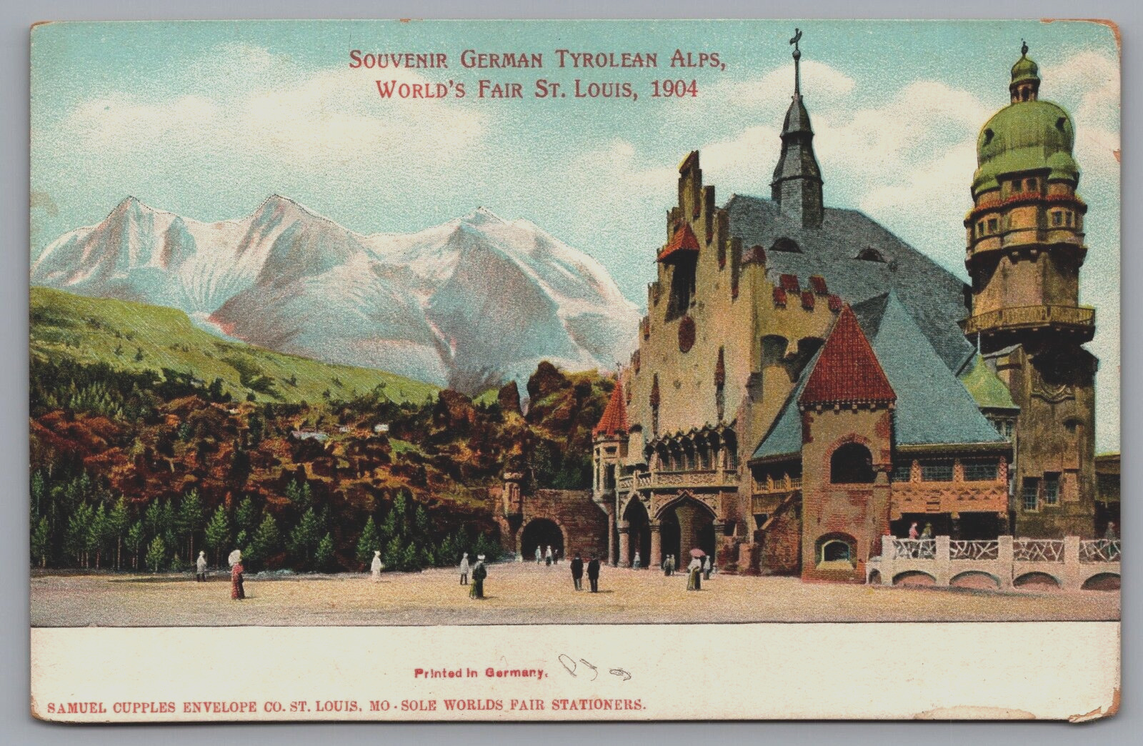 Palace of Agriculture Official Souvenir World\'s Fair St. Louis Vintage Postcard