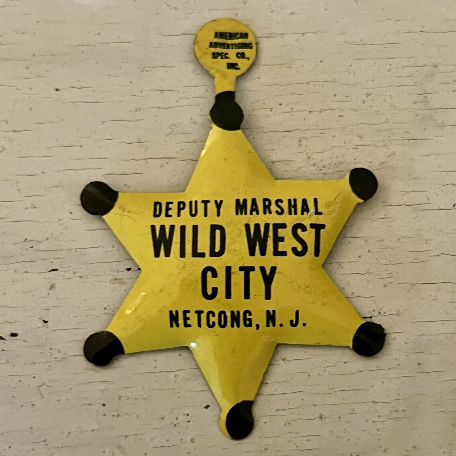 Vintage Deputy Marshal ”Wild West City” Netcong, N.J. 2