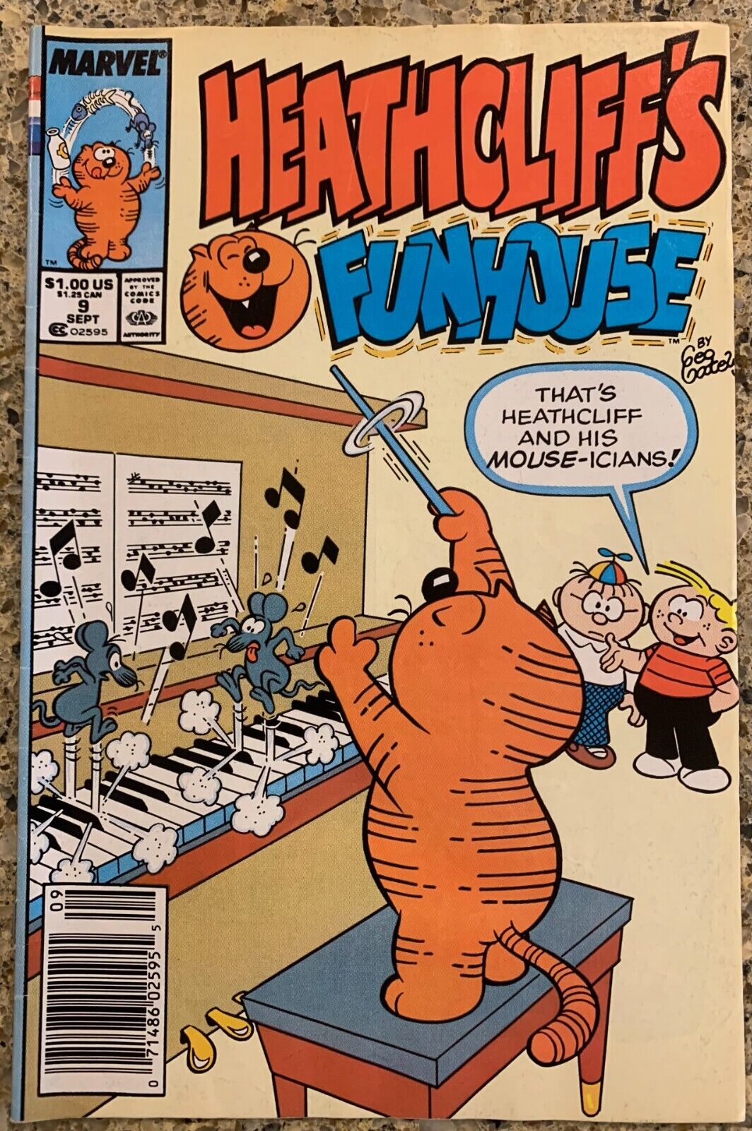 Marvel Comics: Heathcliff\'s Funhouse (1987), Issue 9, Very Good