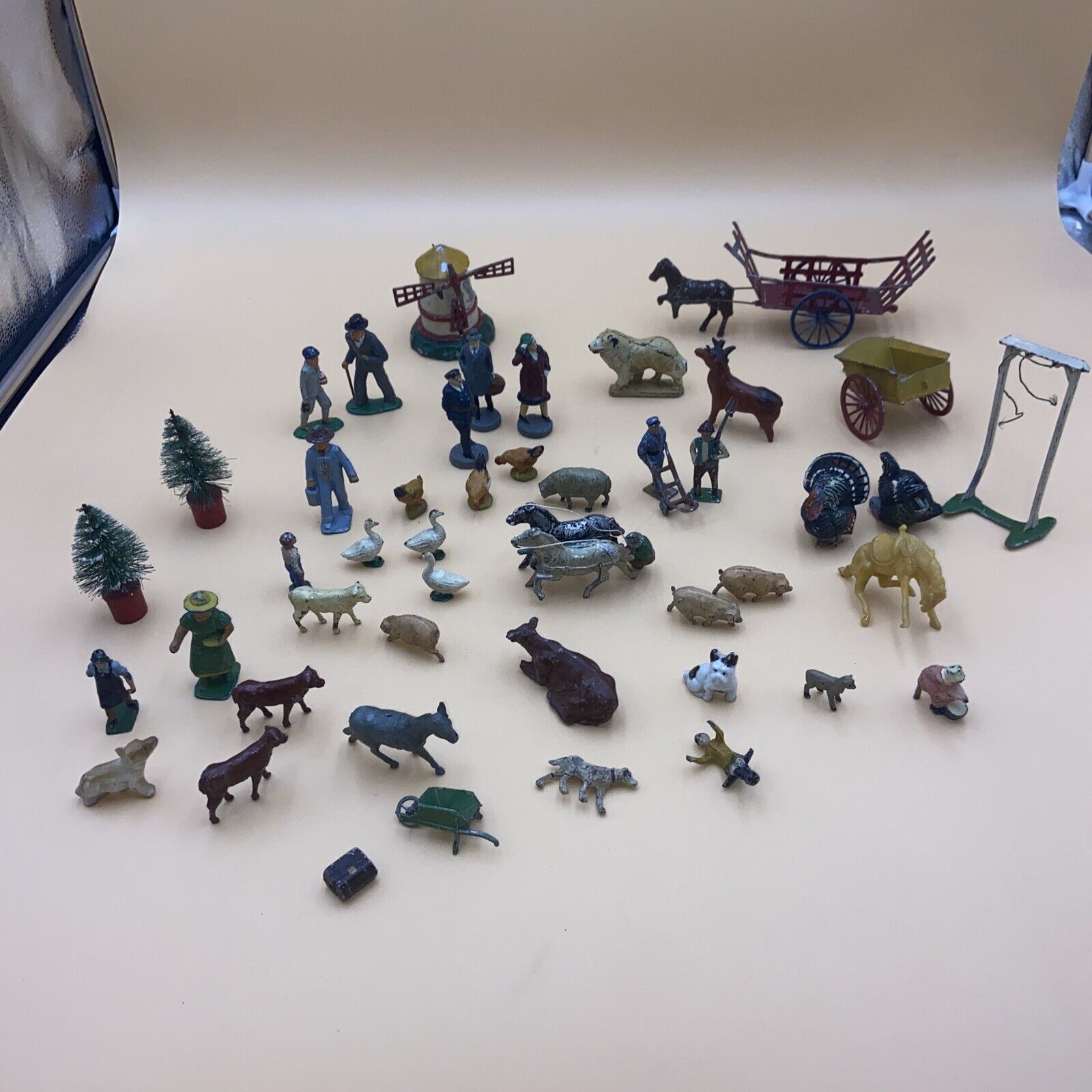 Vintage Mini Figurine Lot Mixed From Different Countries