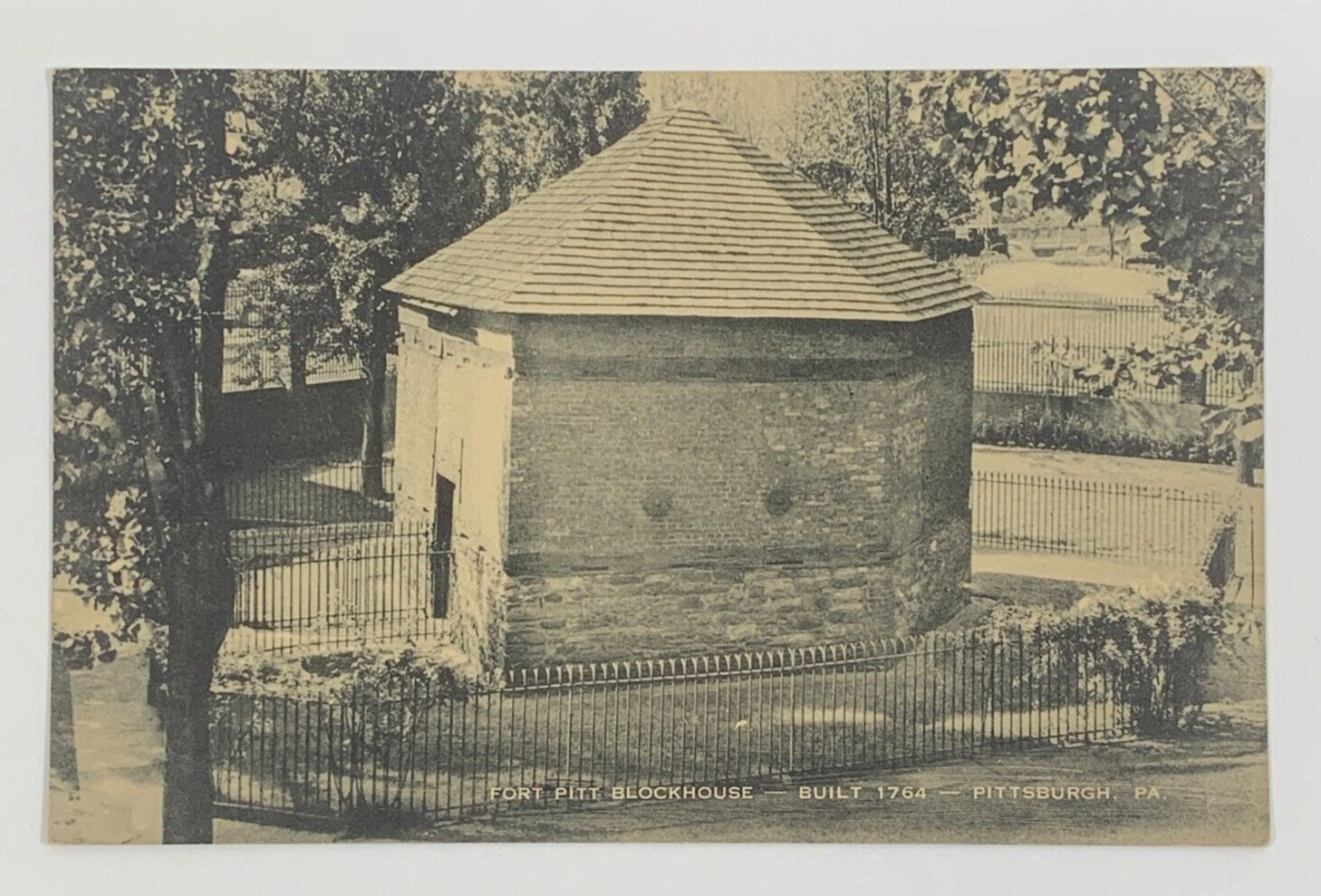 Fort Pitt Blockhouse Built 1764 Pittsburgh Pennsylvania Postcard Unposted