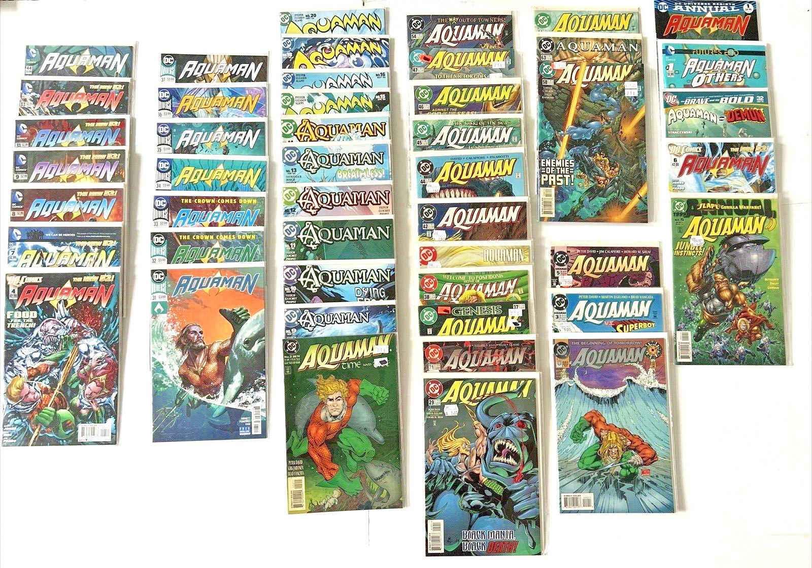 HUGE DC Aquaman Comic Lot RUNs Rare