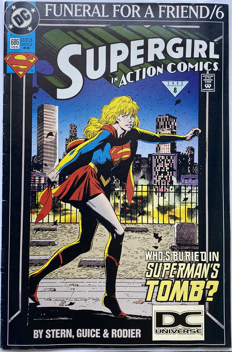 Action Comics #686 (1993) DC Universe DCU Logo Variant ULTRA RARE Scarce HTF 