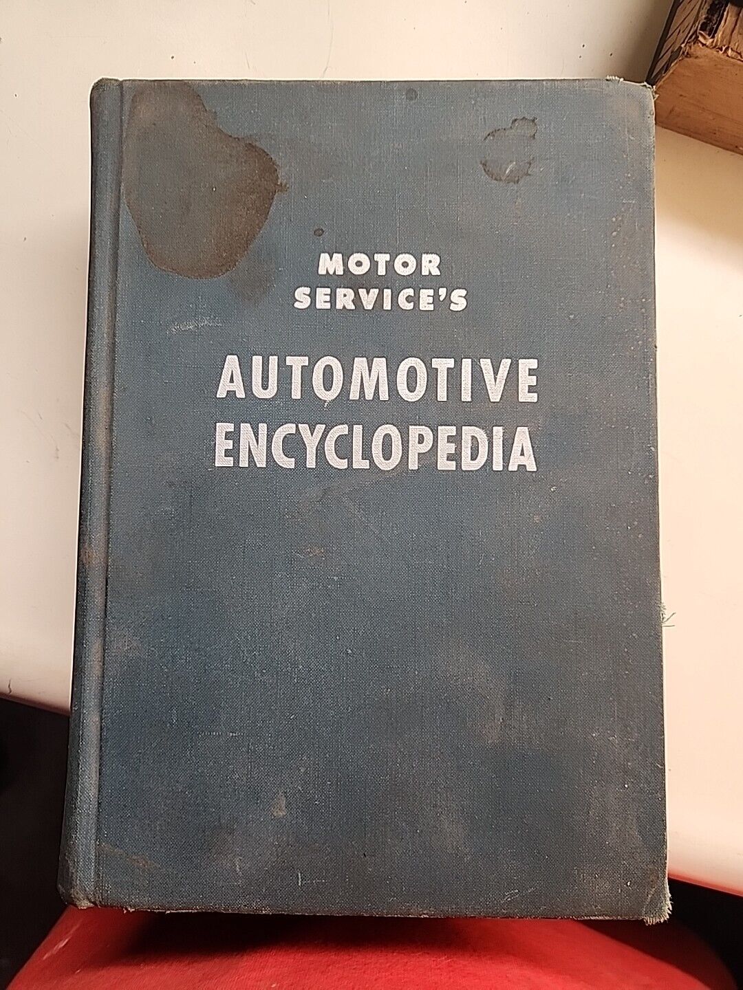 Vintage Motor Service's Automotive Encyclopedia 1958 Hard Cover Illustrations 