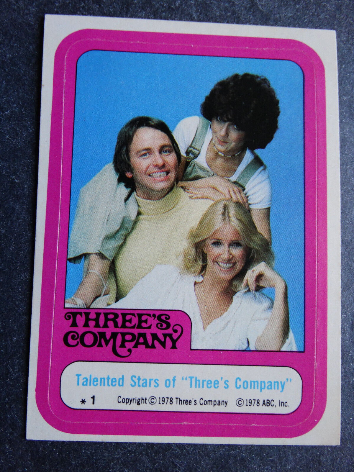 1978 Topps Three's Company TV Show Sticker Card Complete Your Set You Pick 1-44