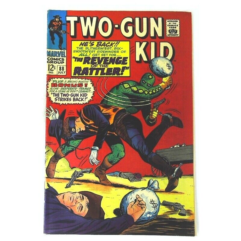 Two-Gun Kid #88 Marvel comics Fine+ Full description below [u}