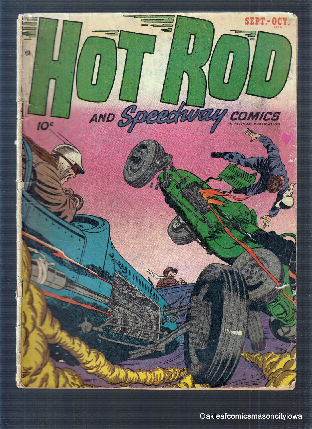 Hot Rod and Speedway Comics #2 1952 Hillman Periodicals Good