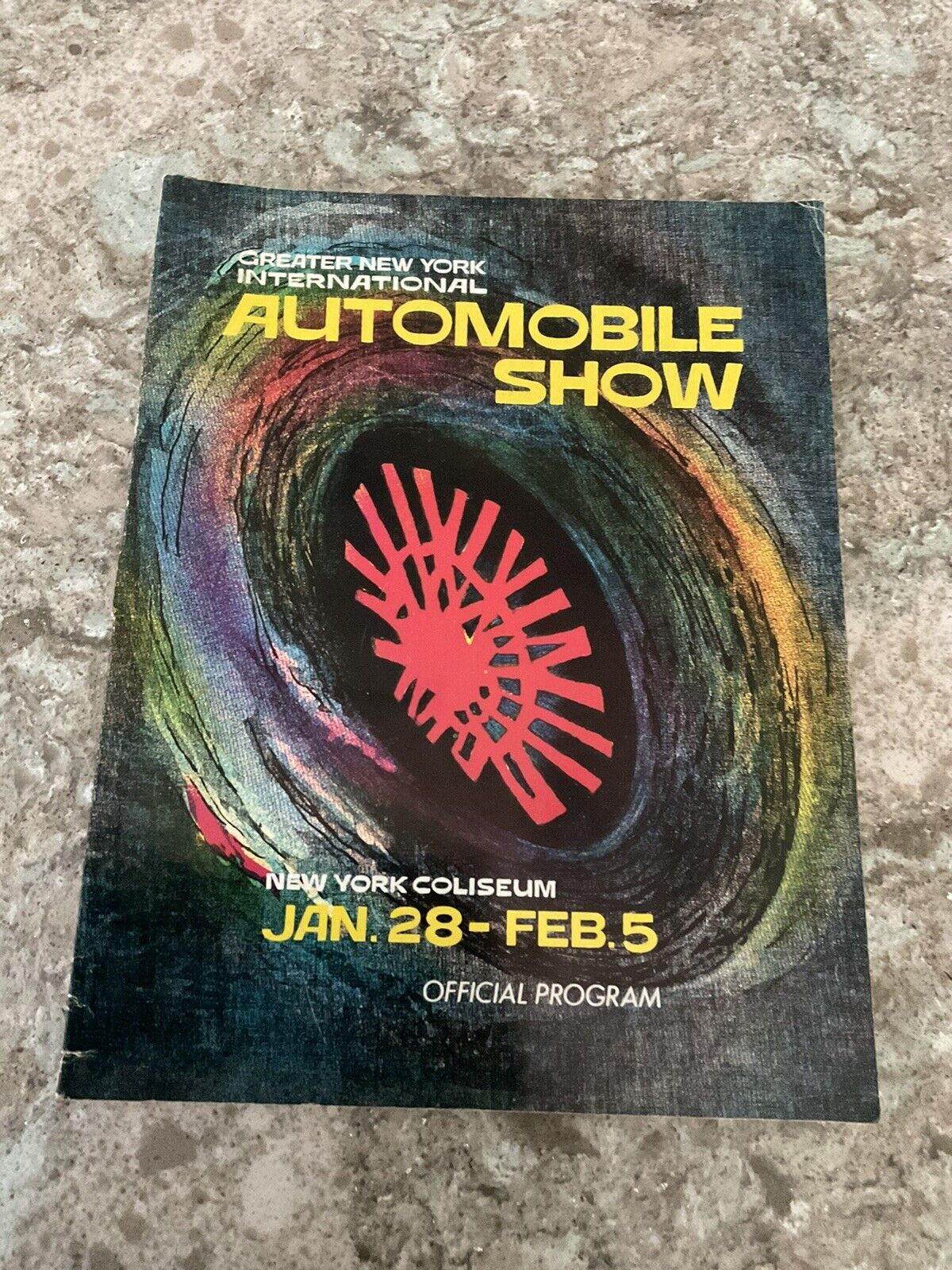 1984 Greater New York International Automobile Show Program  RARE